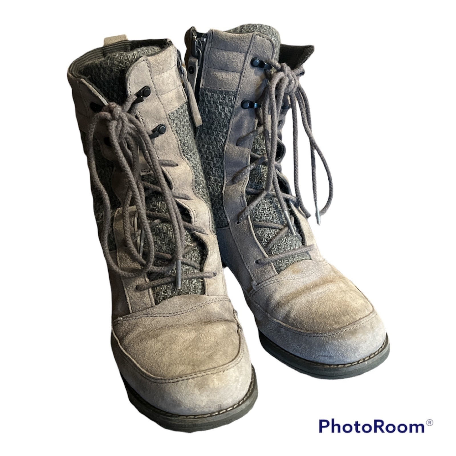 North Face Womens Bridgeton Waterproof Hiking Boots Grey Size 7