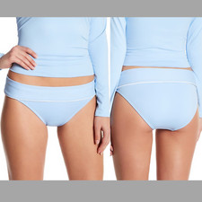 NEW Tommy Bahama XS Deck Wide Band Bikini Bottom in Sky Blue P659