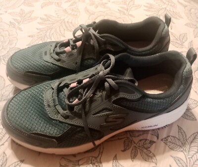 Skechers Women Sneakers Goga Mat Air Cooled Dark Blue Gray