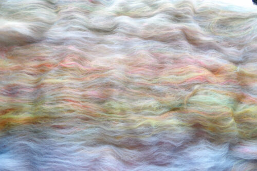 Shetland Landscapes Carded Wool Art Batt 5 Choices Dyed Wool UK Breed Felt Spin - Picture 76 of 105
