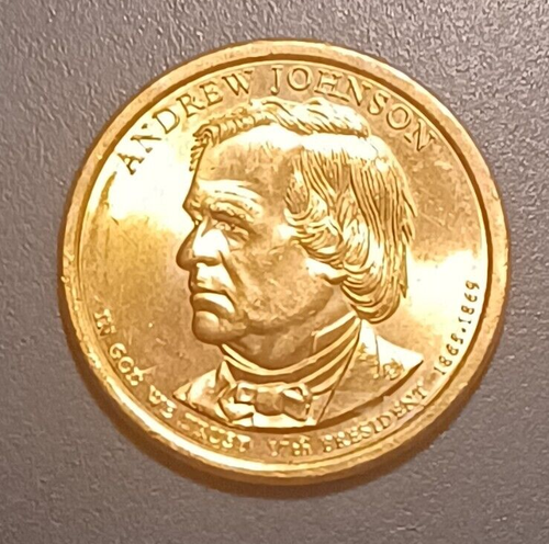 2011-D Andrew Johnson Presidential Dollar 17th President 1865-1869 US Münze (#1)