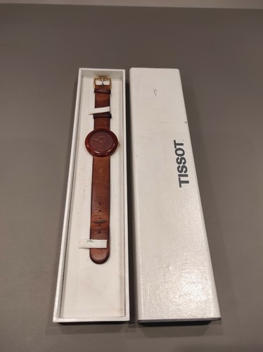 Vintage 80's TISSOT WOOD WATCH W 150 CASSA IN LEGNO W15O CON SCATOLA RARO |  eBay