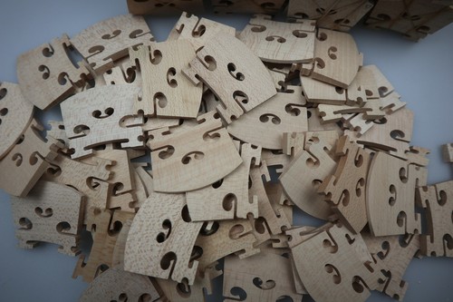 100pcs Good Violin Bridge 4/4 Aged Maple wood, DIY Violin Accessories Parts - Picture 6 of 6