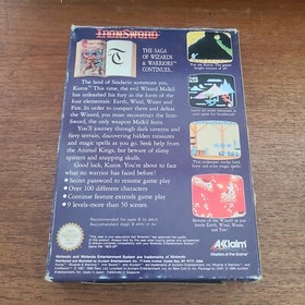 IRONSWORD WIZARDS & WARRIORS II NINTENDO NES PAL A COMPLETO