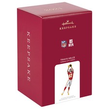 2021 Hallmark Keepsake Ornaments TRAVIS KELCE 87 NFL Kansas City Chiefs MIB