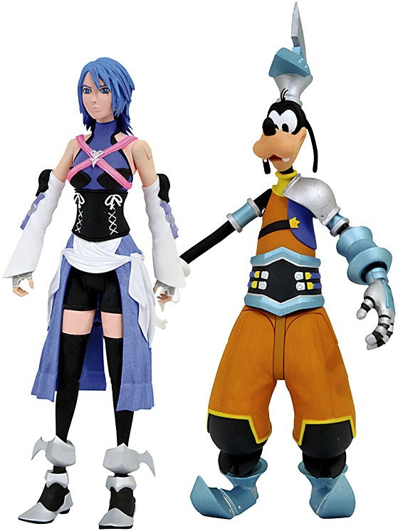 キングダム ハーツ バースバイスリープ　アクア＆グーフィー　アクションフィギュア Kingdom Hearts Series 2 Aqua & Goofy (Birth By Sleep) Action