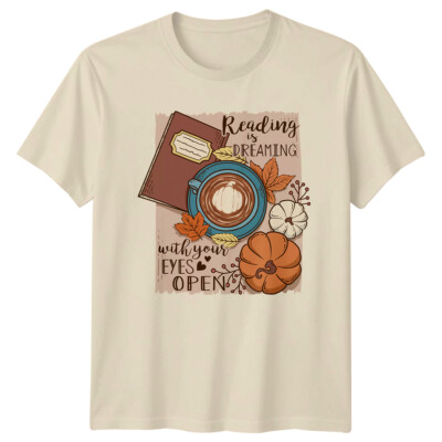 Lesen träumt mit offenen Augen Buchliebhaber T-Shirt