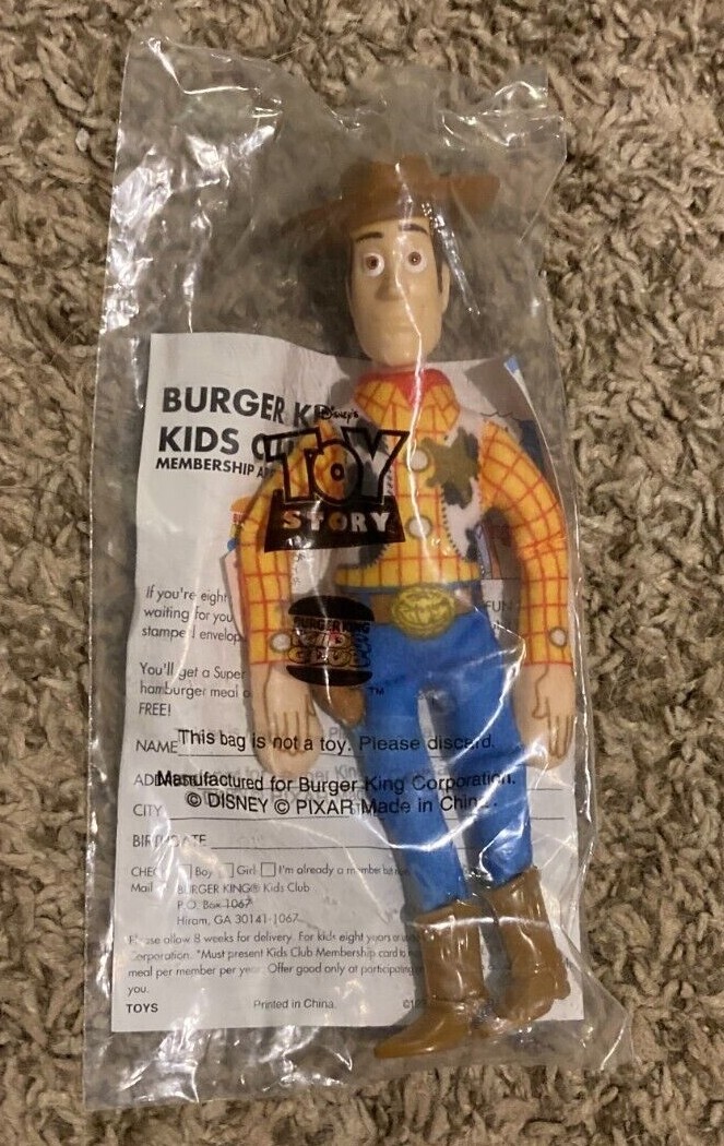 1995 DISNEY'S TOY STORY BURGER KING KIDS MEAL TOYS - U