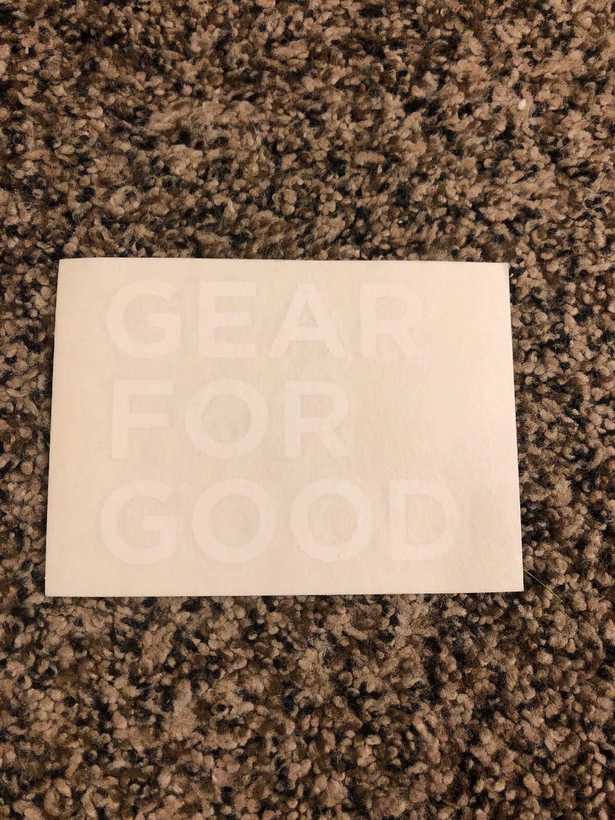 ¡Calcomanía de engranaje Cotopaxi para buena pegatina!! Aprox 4"" blanco Mochilas de senderismo al aire libre