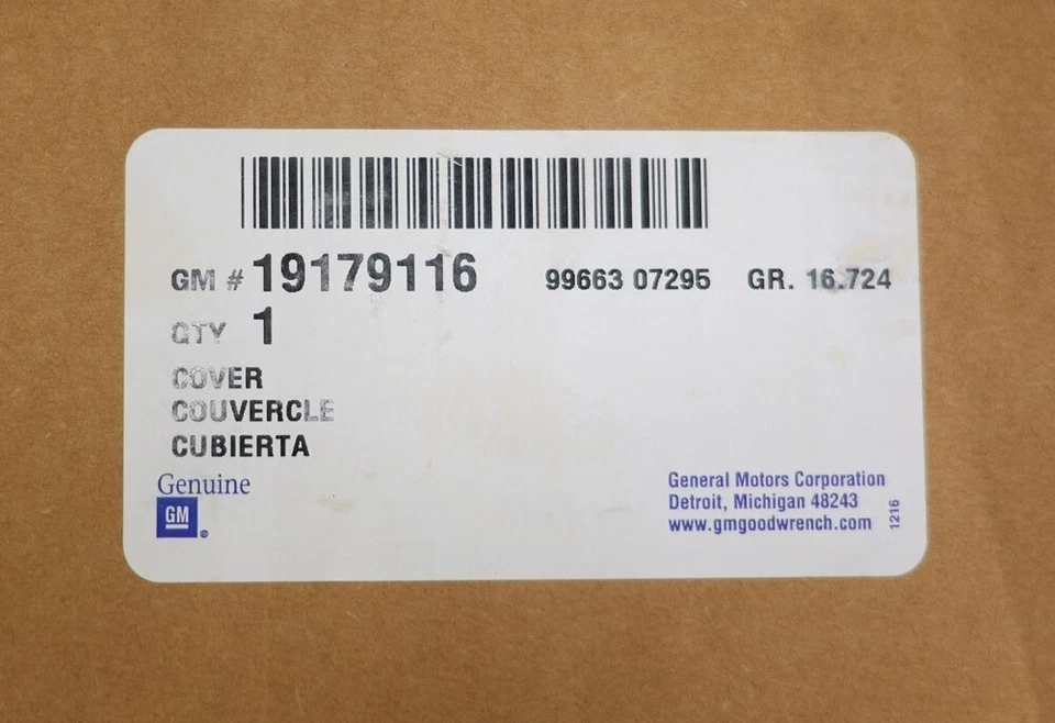 NEW OEM GM 3rd Row Seat Back Cover Left Cashmere 19179116 Buick Terraza 2007 - Image 2 of 4