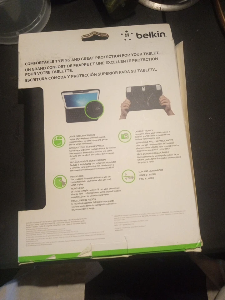 Belkin QODE Universal Keyboard and Case for 10-Inch Tablets - Image 2 of 4