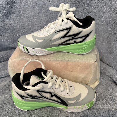 Puma MB 0.2 La Melo Kids Low Sneakers 12C Boys Electric Green White Galaxy