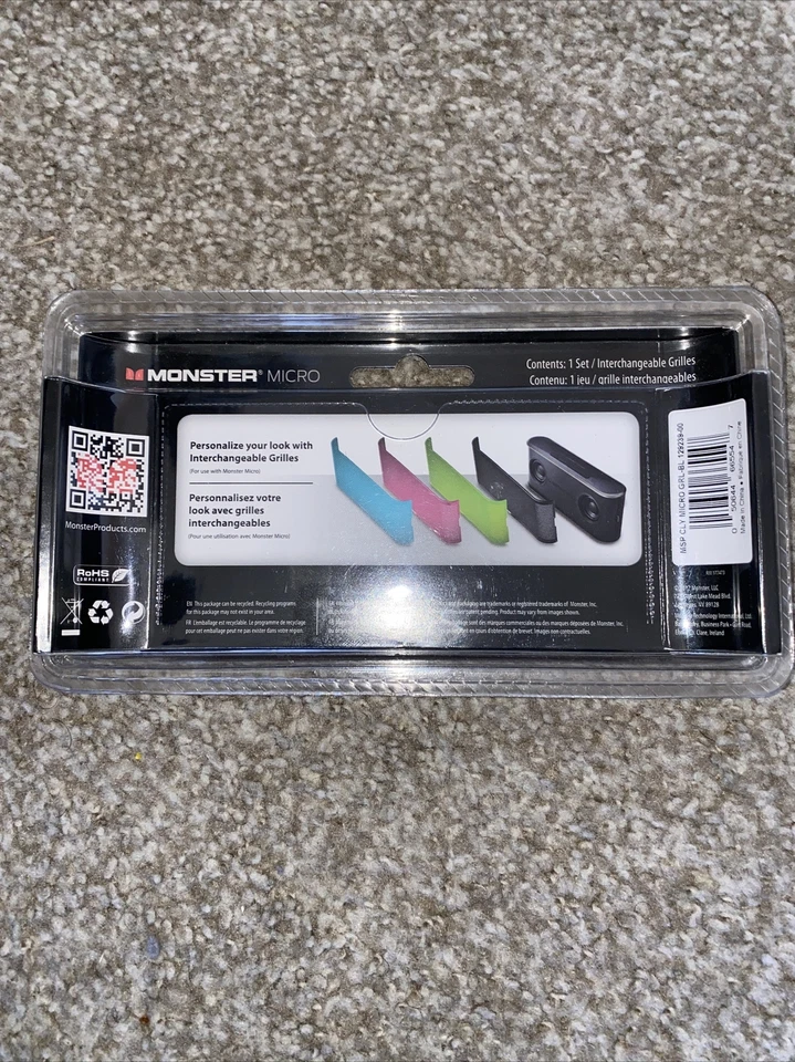 Altavoz Monster ClarityHD Micro Bluetooth Parrillas Intercambiables Azul 129239-0 Foto 2 de 4