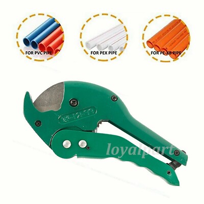 Heavy Duty PVC Pipe Cutter Tubing Tube Cutter 1-5/8'' (42mm) Ratchet Cutting Tool
