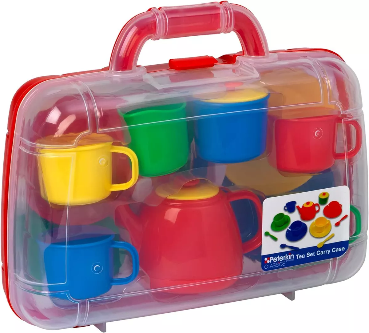 Child's tea set in carry case hotsell
