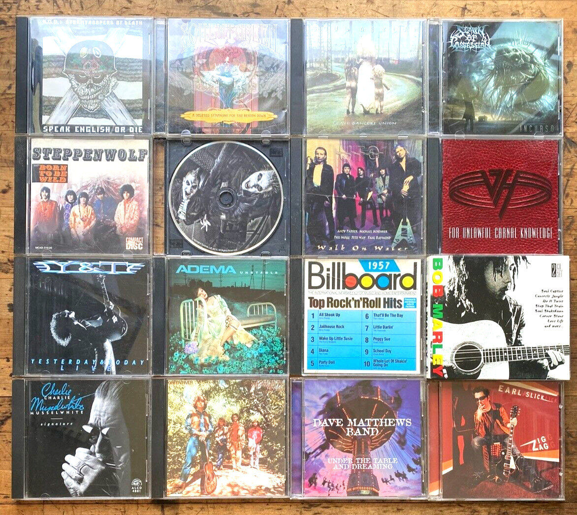 200+ CDs - Make Your Own Bundle: AC/DC, Iggy Pop, Mötley Crüe, Sacred Reich &