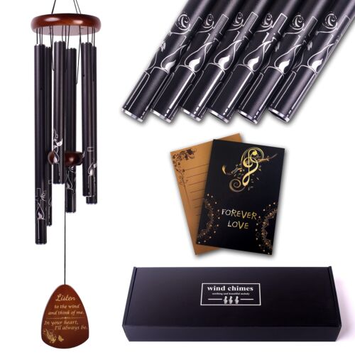 Sympathy Wind Chimes for Outside Clearance 35" Garden Decor Sympathy Gift for...
