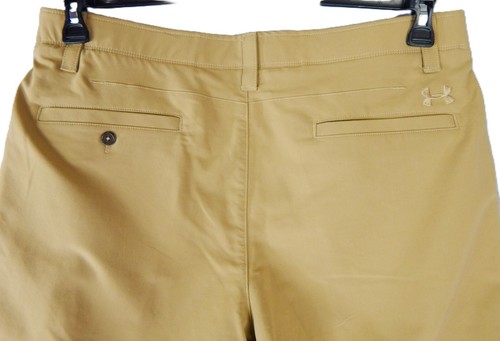 Under Armour Golf Pant UA Match Play Performance Men's 38x32 BEIGE Stretch Band - Picture 7 of 10