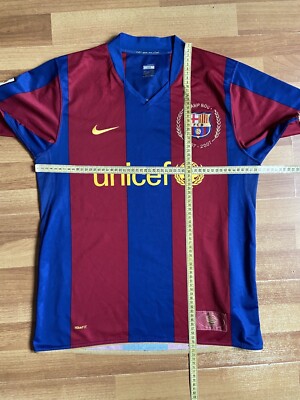 BARCELONA 2007 2008 HOME FOOTBALL SHIRT SOCCER JERSEY NIKE 237741
