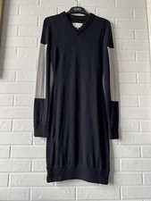 Maison Martin Margiela Women's Wool Dress Blue Size S Defect