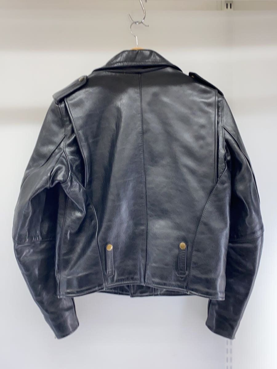 VANSON RIDERS JACKET DOUBLE 38 LEATHER Black Used | eBay