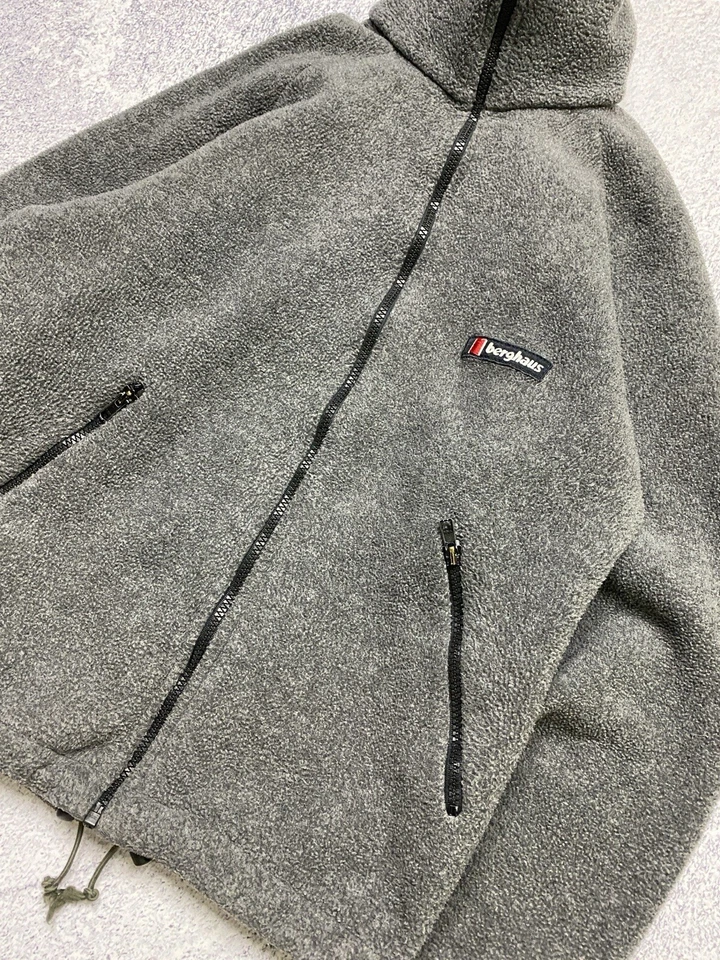 Chaqueta Sherpa Berghaus Fleece Vintage Años 90 Exterior Hombre’s Talla Mediana Foto 4 de 4
