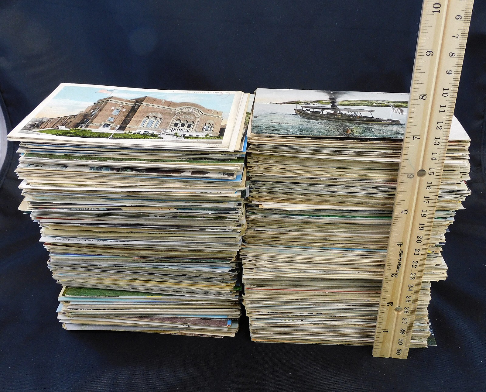 Bulk Postcard Lot Huge, Over 800 Postcards Places, Greetings All