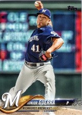2018 Topps Update #US138 Junior Guerra Milwaukee Brewers