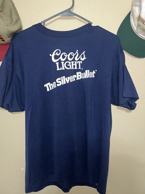 80 s Coors Light The Silver Bullet Shirt Single Stitch  Size: Xl