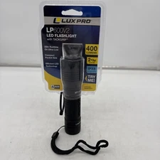 LUX PRO 400 Lumens 4 Modes Ultra-Bright LED Flashlight LP600V2 w/ Batteries New