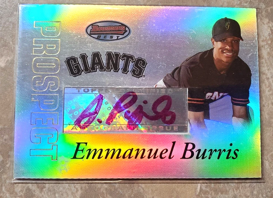 ALBERT PUJOLS - ERROR AUTOMÁTICO - EN 2007 EMMANUEL BURRIS - BOWMANS BEST #BBP57 1/1 Foto 2 de 4