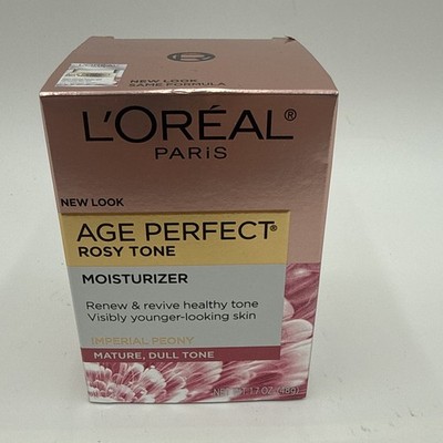 2.55oz/72gLoreal Age Perfect Rosy Tone Moisturizer Natural Dull Tone New In Box
