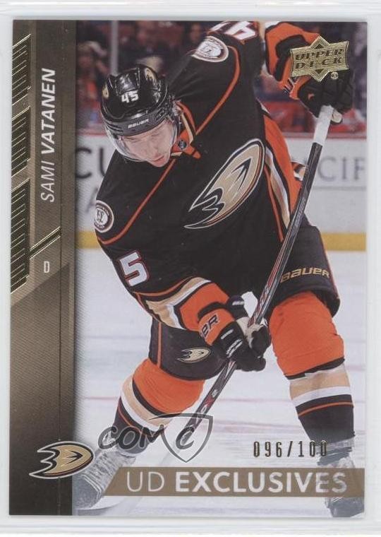 2015-16 Upper Deck UD Exclusives 96/100 Sami Vatanen #4 0a1