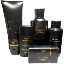 Bath and Body Works 5 Pc NOIR Men's Collection  FREE SHIP