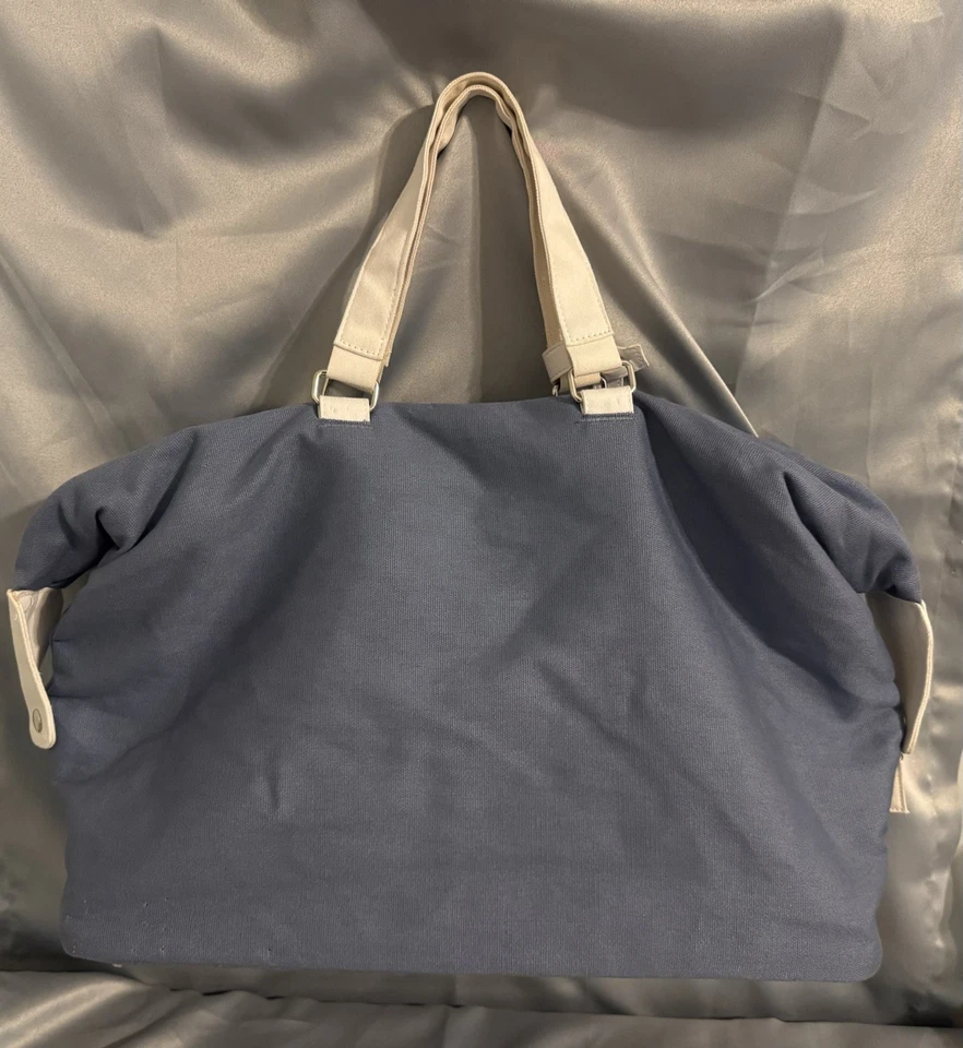 Bolso de Mano Dolce and Gabbana Grande de Lona Azul Claro Fin de Semana Foto 3 de 4