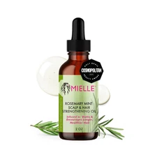 Rosemary & Mint Hair Oil, Split Ends & Dry Scalp Treatment - Made with Biotin &