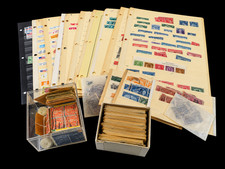 US, many Vintage blocks, accumulation of USED Stamps in stock pages, others