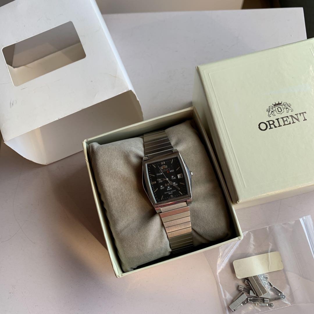 Orient Rectangular Automatic Watch with Day Indic… - image 18