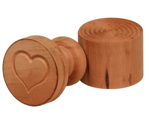 Tagliapasta Stampo per Corzetti Liguri in Legno a Forma di Cuore | Diametro VaOI - Foto 3 di 3
