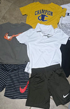 Boys Nike Champion Under Armour Clothing Lot 15 Pc Athletic Shirts Shorts 4t