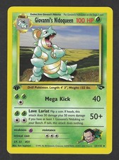Giovanni's Nidoqueen 23/132 1st Edition Rare Gym Challenge Pokemon TCG LP on eBay