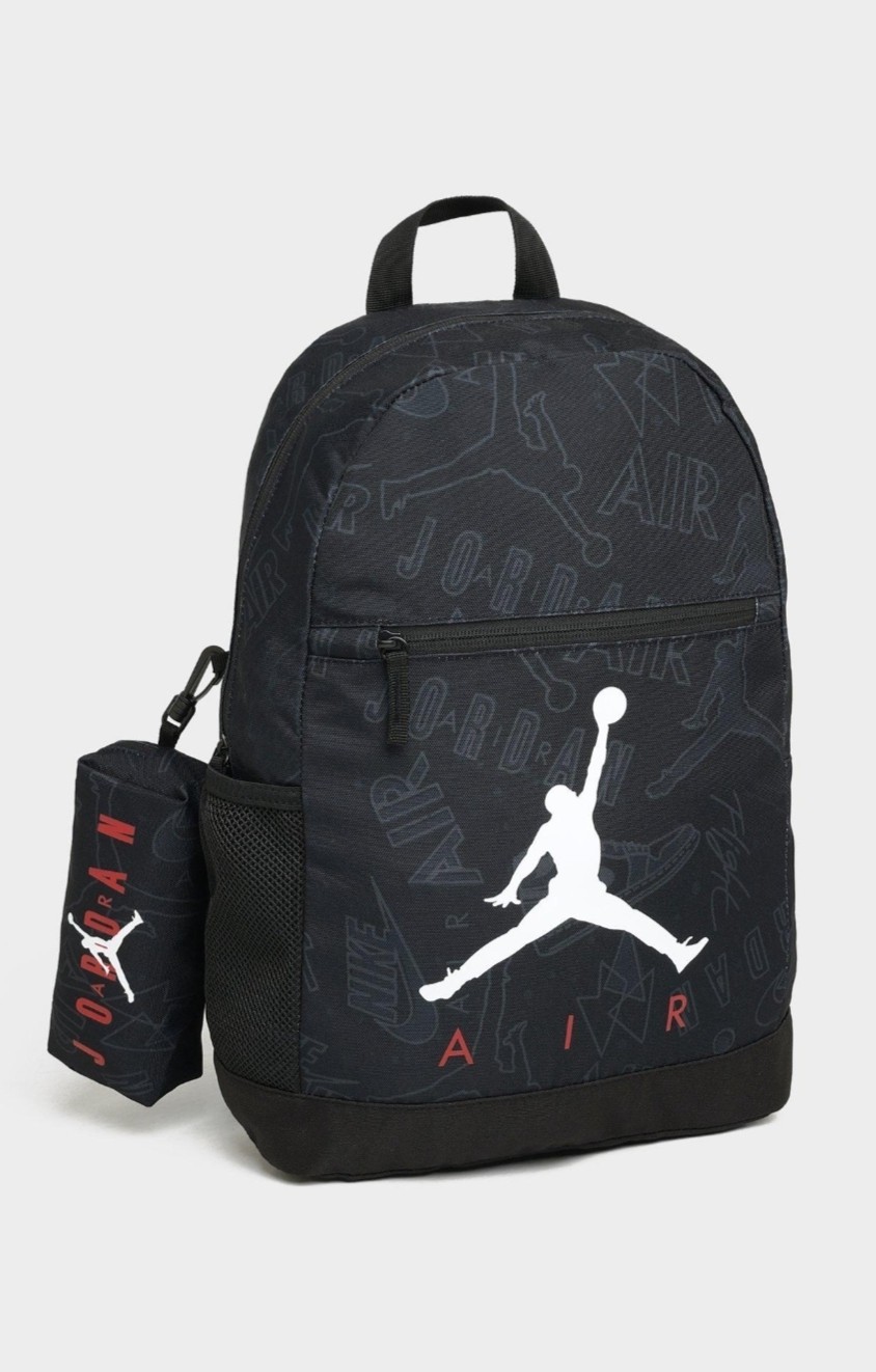 Nike Air Jordan Backpack/ Laptop BAG With Pencil Case / Blac