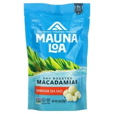 Dry Roasted Macadamias, Hawaiian Sea Salt, 4 oz (113 g)