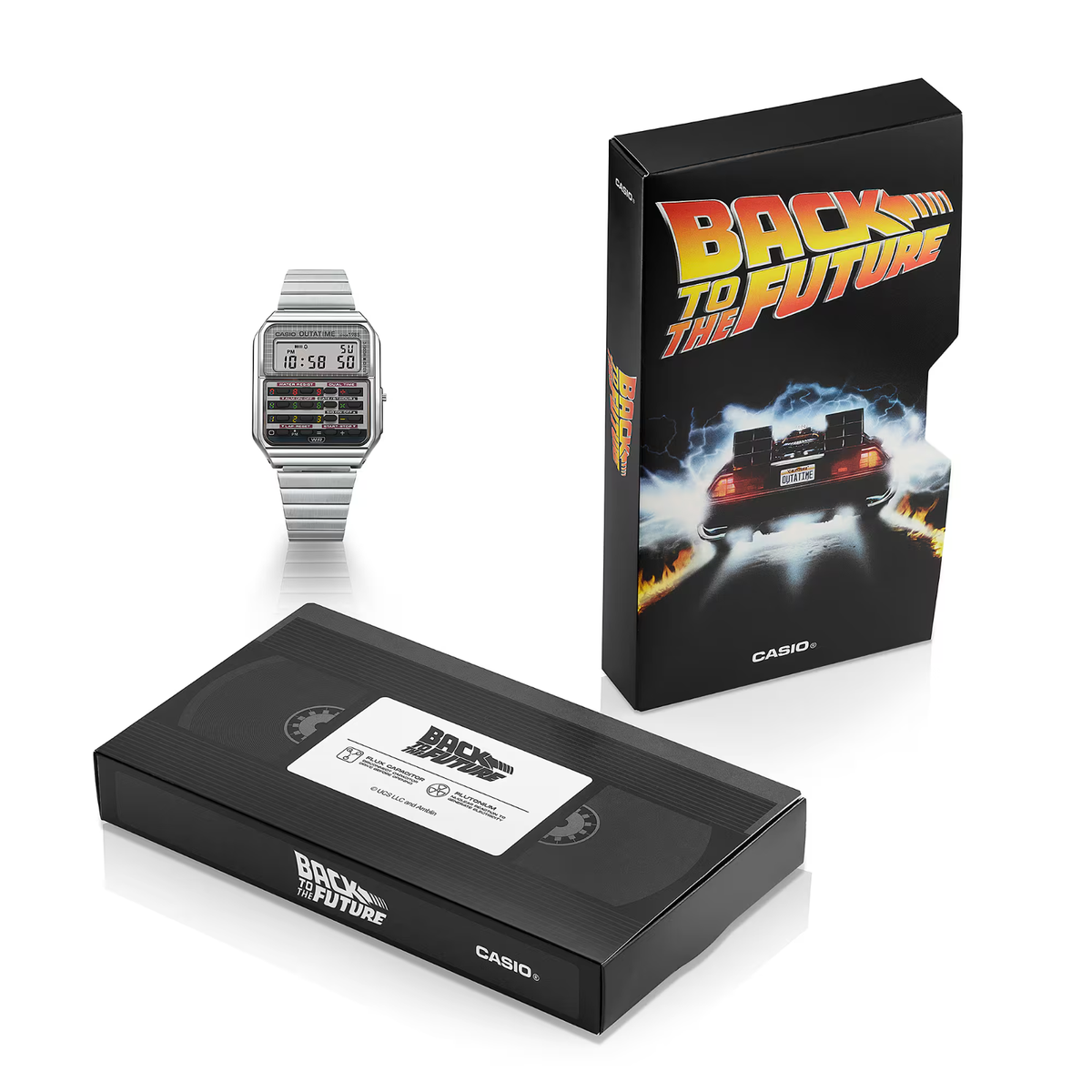 CASIO CLASSIC Back To The Future Collaboration model Watch CA