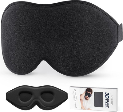 Sleep Mask for Side Sleeper Women Men, Eye Mask for Sleeping Light Blocking, 3D 