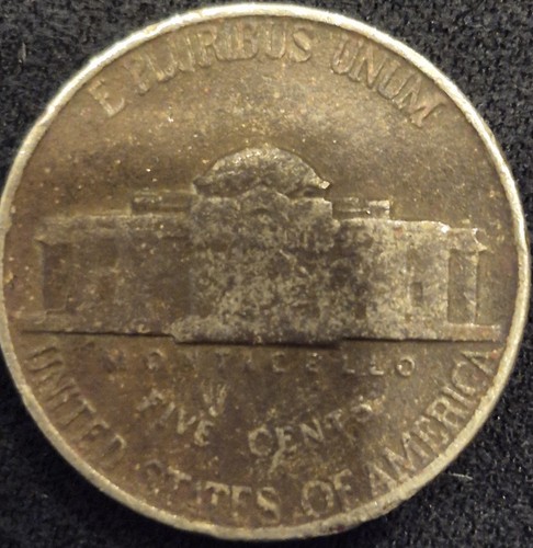 1941 US Jefferson Nickel - No Mint Mark - Color + Rim Errors - A Unique Piece! - Picture 14 of 17