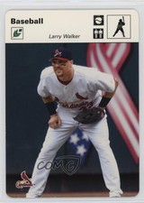 2005 Leaf Sportscasters White Batting Ball 16/65 Larry Walker #26 HOF 0l2