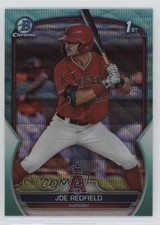 2023 Bowman Draft Chrome Aqua Wave Refractor 3/125 Joe Redfield #BDC-122 0b3