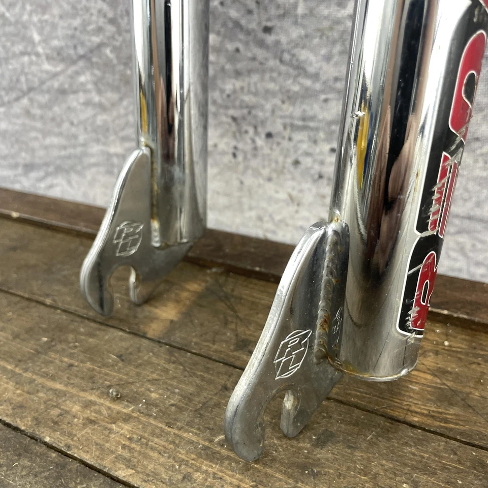Vintage Redline RL-340 BMX Fork Chrome 1-1/8 Threadless 3/8 Dropouts 20 in 1998 - Image 3 of 4