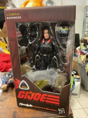 G.I JOE CLASSIFIED SERIES HASLAB COBRA RATTLER PILOT BARONESS #183 EXCLUSIVE